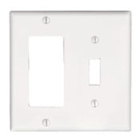 LEVITON Wallplates 2G Midway Tog/Dec Sts SJ126-40